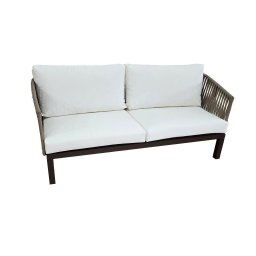 Sofá em Corda Náutica de Alumínio Búzios 2 Lugares Verde Musgo - Cod 8731-2 - 1