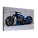 Ver imagem 1 de Quadro Harley Davidson Blue -- BR ARTES