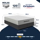 Ver imagem 3 de Cama Box com Colchão de Mola Ensacada Ortobom Plenno Queen