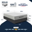 Ver imagem 3 de Cama Box com Colchão de Mola Ensacada Ortobom Plenno Queen