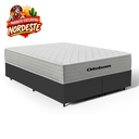 Ver imagem 3 de Cama Box + Colchão de Mola Ensacada Ortobom Plenno Queen