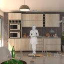 Ver imagem 2 de Cozinha Completa 7 Peças com Tampo Lis Luciane Móveis
