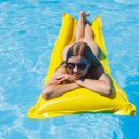 Ver imagem 2 de Colchão Inflável Summer Amarelo 1.83 X 69 para Praia - Itx:amarelo