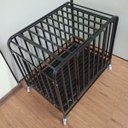 Ver imagem 2 de Gaiola Pet Gato Cao Cachorro Canil Animal de Estimacao Pet Shop Bandeja Removivel Rodinhas Transport