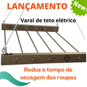 Ver imagem 2 de Secadora de Roupas Ar Frio Varal De Teto Elétrico - BIVOLT