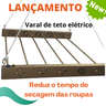 Secadora de Roupas Ar Frio Varal De Teto Elétrico - BIVOLT - 2