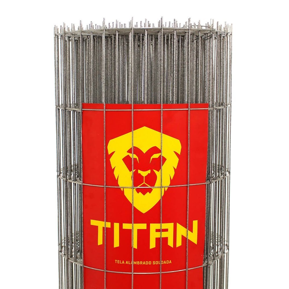 Tela de proteção residencial Titan (Fio 2,50mm / Malha 5x15cm) - Rolo 25m x 1,80m altura