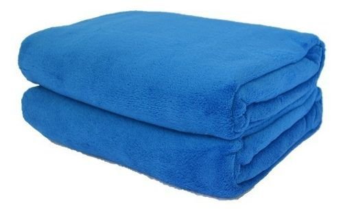 Cobertor Microfibra Plush Azul Royal - Azul Royal - Casal - 1