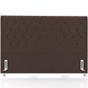 Ver imagem 3 de Cabeceira Cama Box Queen 160cm Estofada Frizza P05 Veludo Marrom - Lyam Decor