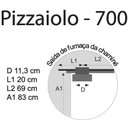 Ver imagem 7 de Fogão A Lenha Pizzaiolo Chapa Vitrocerâmica Preto Direita Antonow