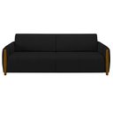 Ver imagem 6 de Conjunto Sofá 3 Lugares 223cm e Poltrona 98cm Amaranto M22 Veludo Preto - Mpozenato