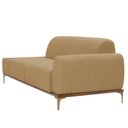 Ver imagem 4 de Sofá Molino 3 Lugares 210cm C/mesa Auxiliar Direito Pés Ouro.f Bouclé Camel - Nexta Casa