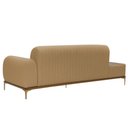 Ver imagem 5 de Sofá Molino 3 Lugares 210cm C/mesa Auxiliar Direito Pés Ouro.f Bouclé Camel - Nexta Casa
