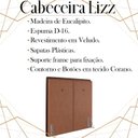 Ver imagem 3 de Cabeceira Solteiro 88 cm Lizz Veludo Terracota Soon