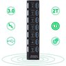 Hub Usb 3.0 Extensor 7 Portas Multi Led Indicador Lt-h007 - 7