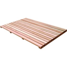Deck de Madeira Modular 100x50cm com Pintura Neonx:osmocolor Incolor Uv Glass - 1