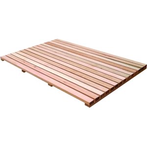 Deck de Madeira Modular 100x50cm com Pintura Neonx:osmocolor Incolor Uv Glass
