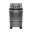 Ver imagem 3 de Fogão 4 Bocas a Gás Itatiaia Itachef com Acendimento Automático e Forno 58l Cor Reflecta Fumê
