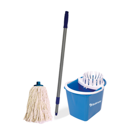 Conjunto de Limpeza Mopinho 12 Litros Azul Bralimpia - 1