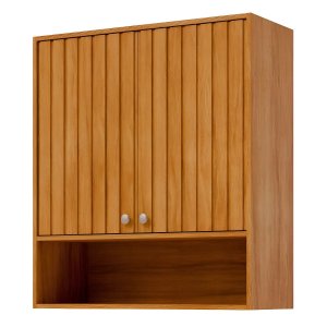 Armário Cozinha Aéreo 80cm Divina Mdf com 2 Portas e Nichos