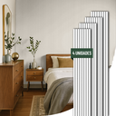 Ver imagem 1 de Kit 4 Painel Ikara de Madeira Ripado e Acústico - 270x32cm