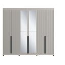 Ver imagem 7 de Guarda-roupas Casal 6 Portas com Espelhos Multimóveis Cr35242 Cinza