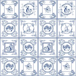 Adesivo de Azulejo Holandes Arte Destaque - 2