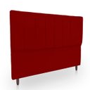 Ver imagem 5 de Cabeceira Estofada Moderna e Elegante para Cama de Casal 140 Eros Suede
