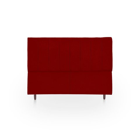 Cabeceira Estofada Moderna e Elegante para Cama de Casal 140 Eros Suede