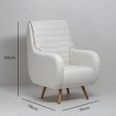 Ver imagem 3 de Poltrona de Amamentação Pés Madeira Zen