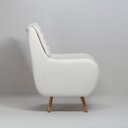 Ver imagem 4 de Poltrona de Amamentação Pés Madeira Zen Branco
