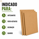 Ver imagem 4 de Placa Mdf Cru 20x28 Chapa 20 Unid Artesanato Quadros Retrato - 20x28
