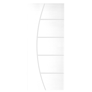 Folha de Porta de Madeira Frisada C/ Fundo Primer Branco Uv 210x72 Cm-01