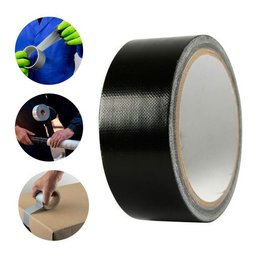 Fita Adesiva Multiuso Silver Tape 50 Mm X 50 Metros - Preta - 3
