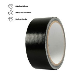 Fita Adesiva Multiuso Silver Tape 50 Mm X 50 Metros - Preta - 4