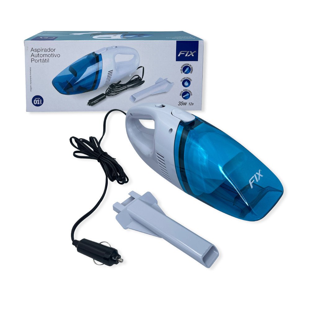 Aspirador de Pó Automotivo para Carro 12v 35w