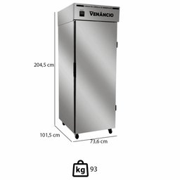 Armário de Controle de Fermentação Venâncio Crescepão Ac20t em Aço Inox 220v 500 Pães 17170 - 3
