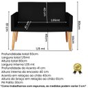 Ver imagem 5 de Conjunto de 2 Poltronas 1 Namoradeira para Clínica Confortável Resistente Salão Espaço Grande