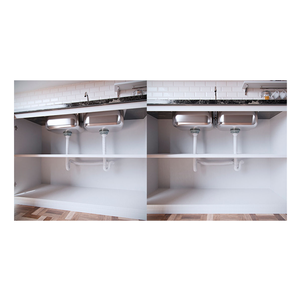 Sifão Extensivo Simples Universal Blukit Porca Branco 1,1m - 3