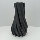Ver imagem 3 de Vaso Decorativo Enfeite Planta Aparador 3D Cerâmica 35x20x20cm Preto