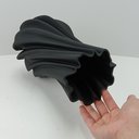 Ver imagem 5 de Vaso Decorativo Enfeite Planta Aparador 3D Cerâmica 35x20x20cm Preto