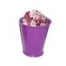 Balde Cachepot de Ferro para Mesa Festa Evento 15 Anos Pequeno Roxo com 24 Unidades (balde-p-b) - 3