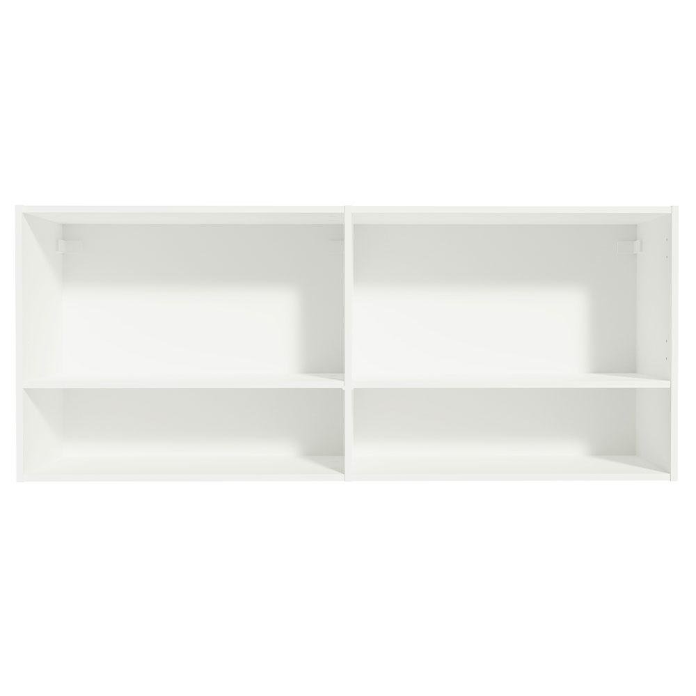 Armário Aéreo para Quarto com Nicho e Prateleira 120cm Branco Madesa - 9