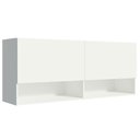 Ver imagem 6 de Armário Aéreo para Quarto com Nicho e Prateleira 120cm Branco Madesa