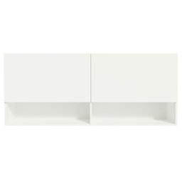 Armário Aéreo para Quarto com Nicho e Prateleira 120cm Branco Madesa - 8