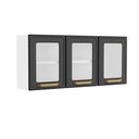 Ver imagem 7 de Cozinha Completa Aço C/ Portas Vidro Bella Bertolini - Grafite/branco