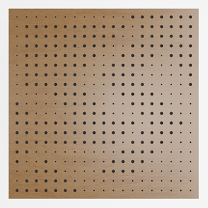 Painel Acústico Absorvedor Decorativo Skal02 60x60mm Maestra:freijó