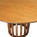 Ver imagem 5 de Mesa de Jantar Armonia Tampo Ø120 Base Redonda - Amêndoa - Tampo Ø120 Laminado Cinamomo