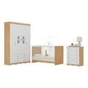 Ver imagem 2 de Quarto de Bebê Completo com Berço 3 em 1 para Colchão 130x60cm Liz Multimóveis Mp4555