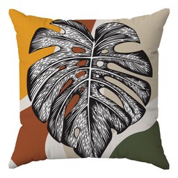 Kit Capas Almofadas Decorativas Folhas 04 45x45 - ID Decor - 5